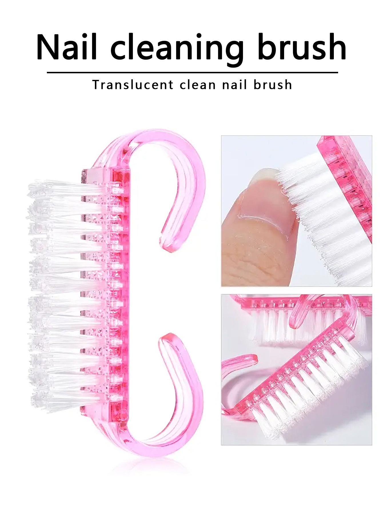 Nail brush Cleaning brush Horn brush Dust cleaning tool Horn dust brush Color small horn brush