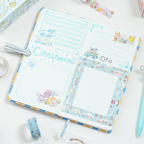 Spiritual pet baby series handbook and paper tape gift box set Sanrio cartoon decoration diary material stationery stickers