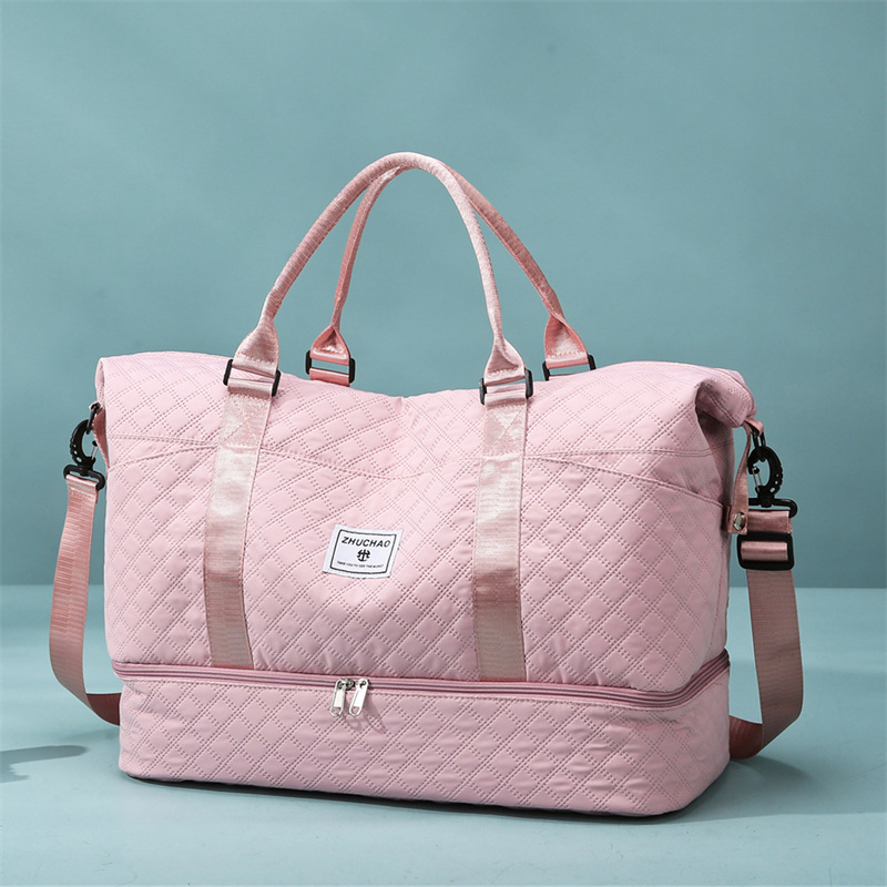 Bolsa de equipaje para viajes, bolsa portátil para niños y madres, bolsa de viaje de corta distancia de todo fósforo Lingge, bolsa de fitness deportiva de separación en seco y húmedo