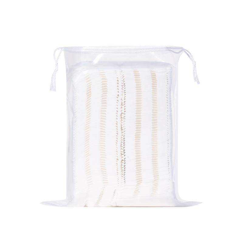 Algodón de maquillaje Algodón sándwich grueso Algodón redondo en relieve Algodón de maquillaje puede estirar agujeros abiertos Compresa húmeda Algodón al por mayor