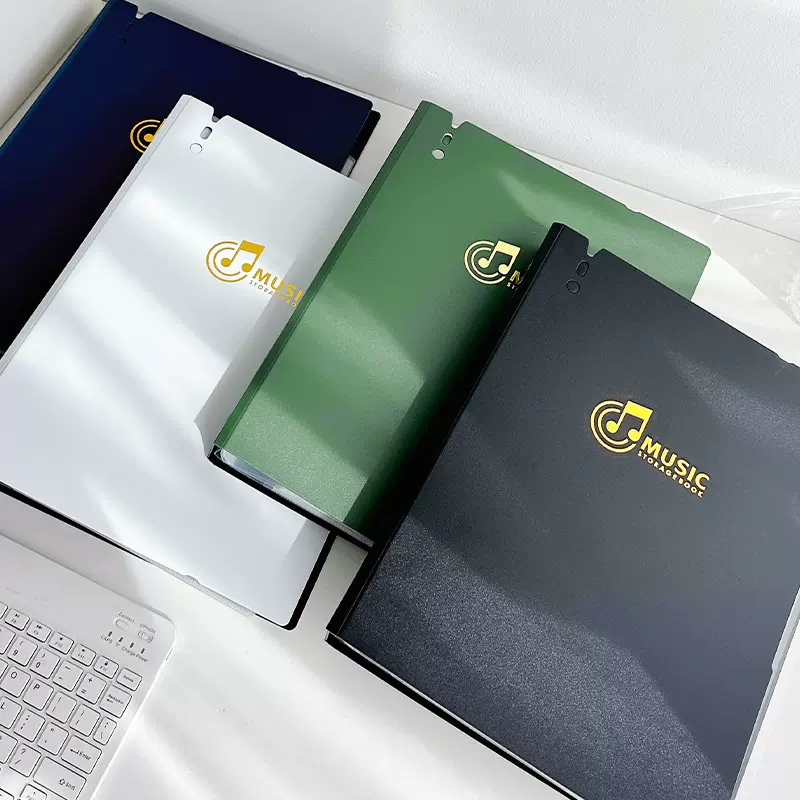 厂家批发a4加厚发泡pp双面钢琴活页拉链琴谱钢琴曲谱乐谱文件夹