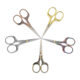 Retro Plum Blossom Scissors Stainless Steel Household Scissors Window Grilles Embroidery Scissors Paper Cutting Thread Cutting Handmade Small Scissors