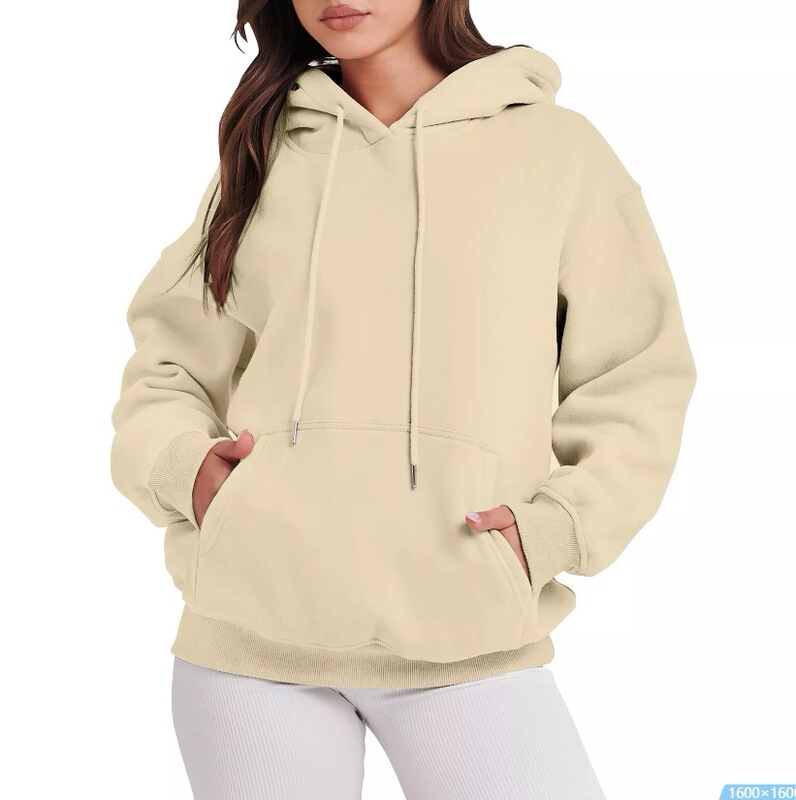 Cross-border Oversized Shoulder Sleeve Women's Oversized Hooded Sweatshirt Long Sleeve Pullover Autumn Clothing Sweater