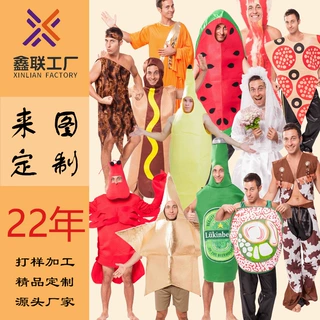 来图打样加工定制万圣节二次元卡通动漫cos服欧美舞台表演演出服