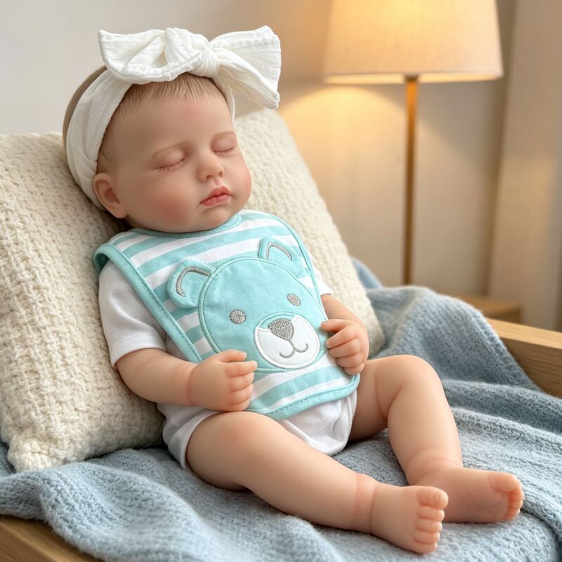 50cm new model baby doll for cross-border sales, loulou, handcrafted with exquisite 3D painted skin and full silicone body 50cm new model baby doll for cross-border sales, loulou, handcrafted with exquisite 3D painted skin and full silicone body