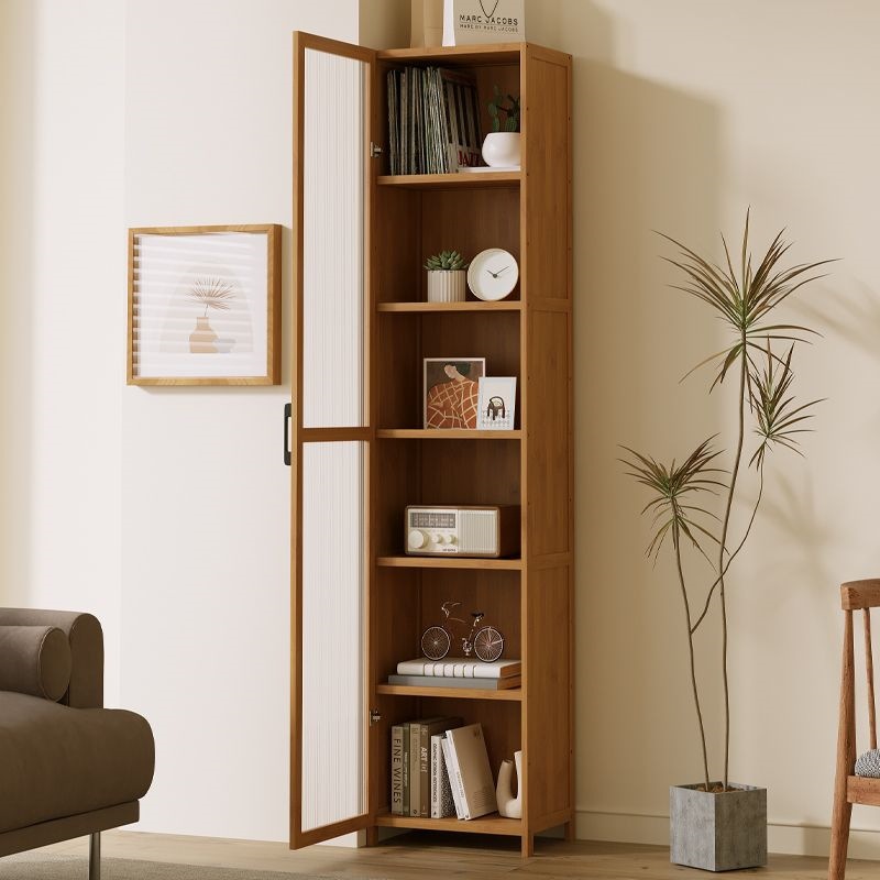 Simple Bookshelf Storage Rack Multi-Layer Floor-Standing Home Living Room Student Bookcase Office Wall Storage Storage Rack
