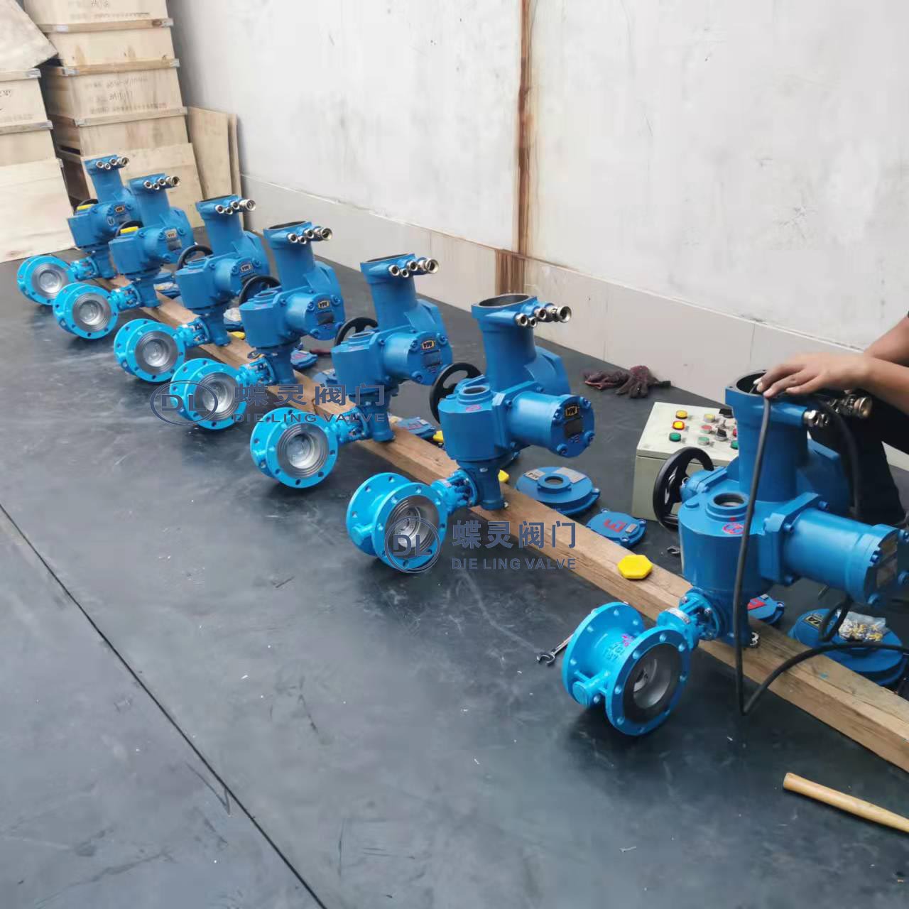 MAD943H-10C矿用一体式瓦斯电动蝶阀 DN100瓦斯管道专用隔爆蝶阀