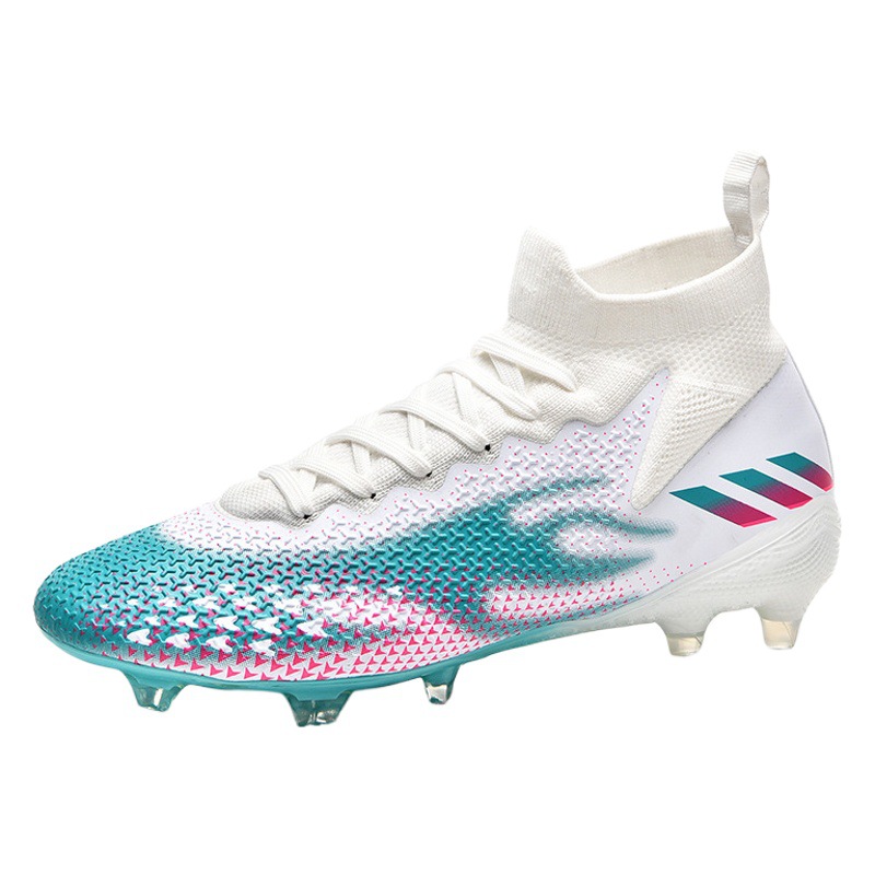 23 cross-border de alta zapatos de fútbol de uñas largas de uñas rotas competencia zapatos de entrenamiento hombres y mujeres zapatos de fútbol para adultos