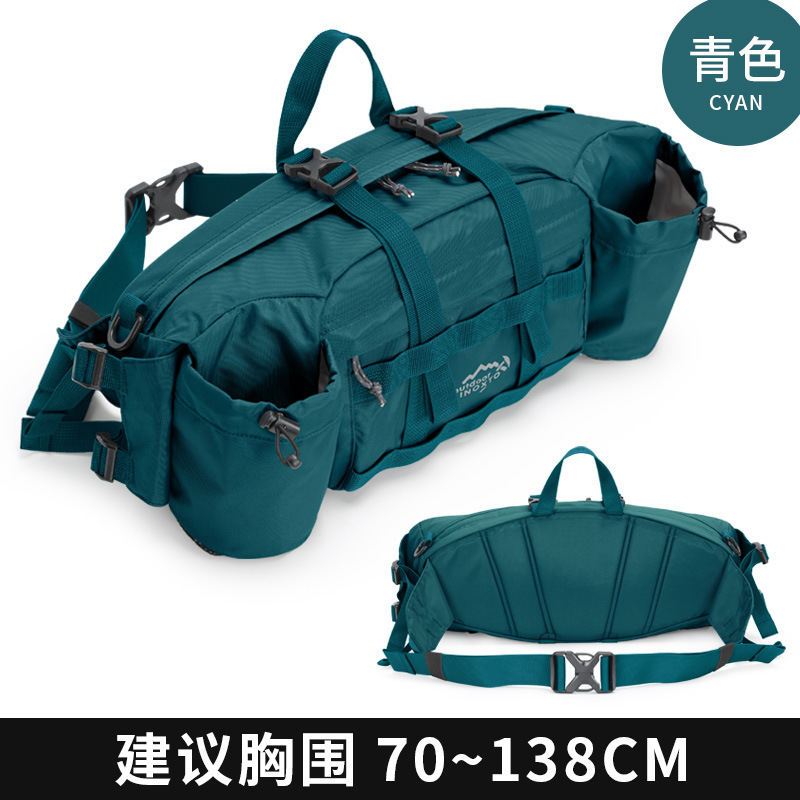 INOXTO イーグル柄 アウトドア ウエストバッグ 通気性 多層式 登山用 水筒 フィットネス 旅行 タクティカルバッグ アウトドア スポーツバッグ|undefined