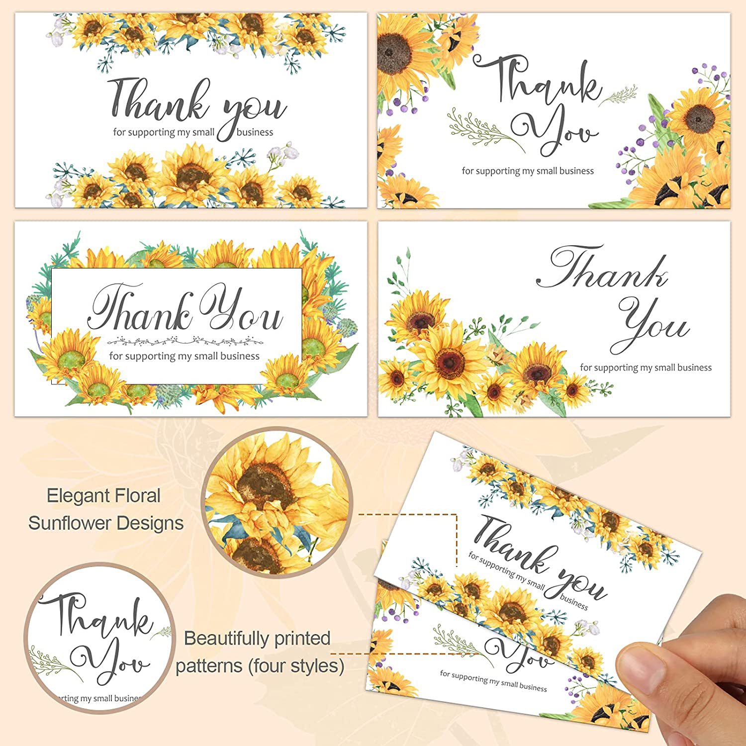 500/roll 3.8cm roll pack thank you for buying commercial decoration sticker label card