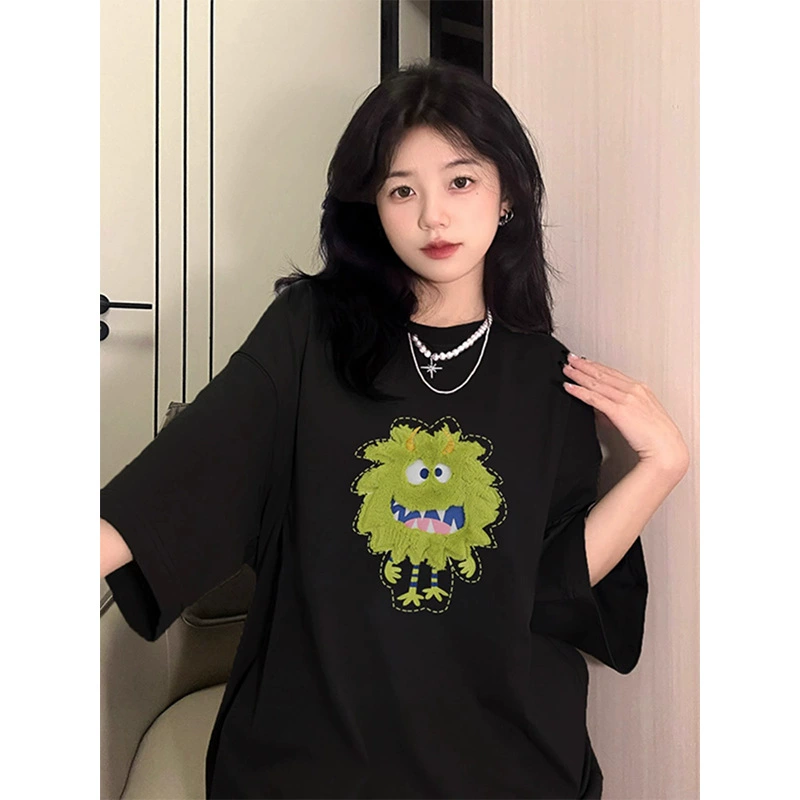 Официальная фотография реальная цена без снижения 200 г-230 г чистого хлопка сумка воротник высокого качества Футболка с принтом