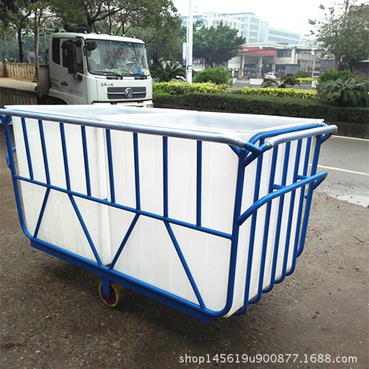 防生锈喷涂耐装作四轮推布车 /染厂用全新四轮周转推布车