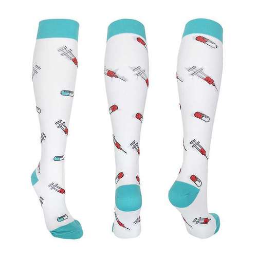 Outdoor Casual Sports Compression Socks for Overseas Trade  Wholesale of Pressure Socks for Nurses, Leg Guards and Running Long Socks 