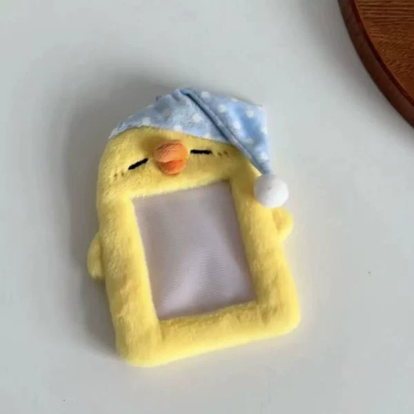 Good Night Nose Chicken Plush Card Holder | Soft and cute healing fan card protector