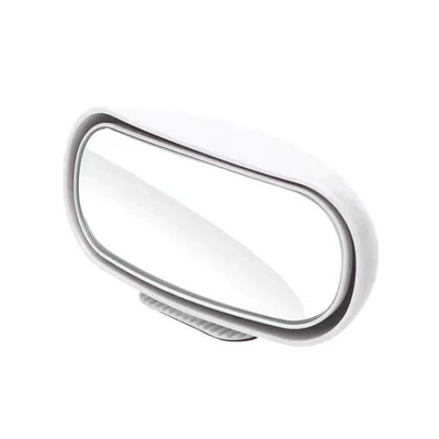 Car Rearview Mirror Front and Rear Large field of view rear view auxiliary mirror - white-one