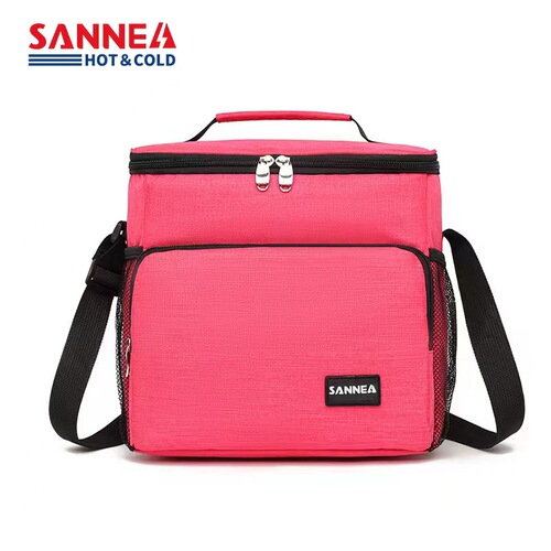 SANNE Oxford cloth insulated bag portable lunch bag student insulated lunch box bag aluminum film fresh-keeping lunch bag ice bag