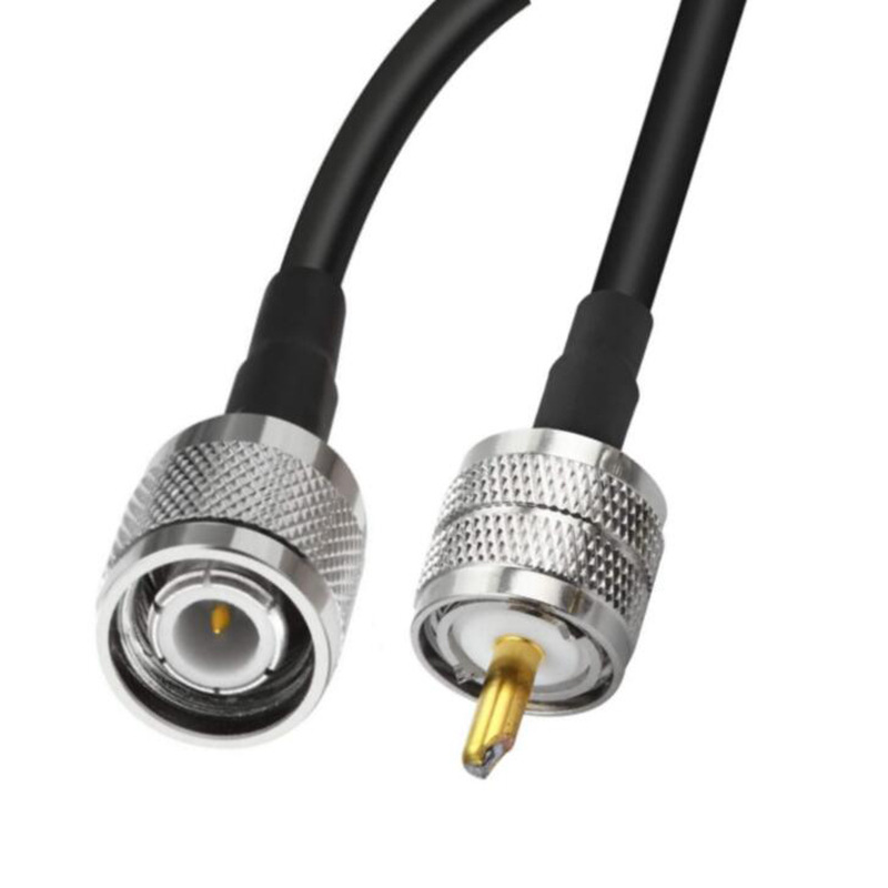 PL259 UHF 公转TNC 公头 RG58同轴电缆 UHF CB天线延长线 转接线