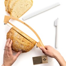 面包刀木质家用面包切片刀法棍厨房法棍切割工具三明治面包锯齿刀