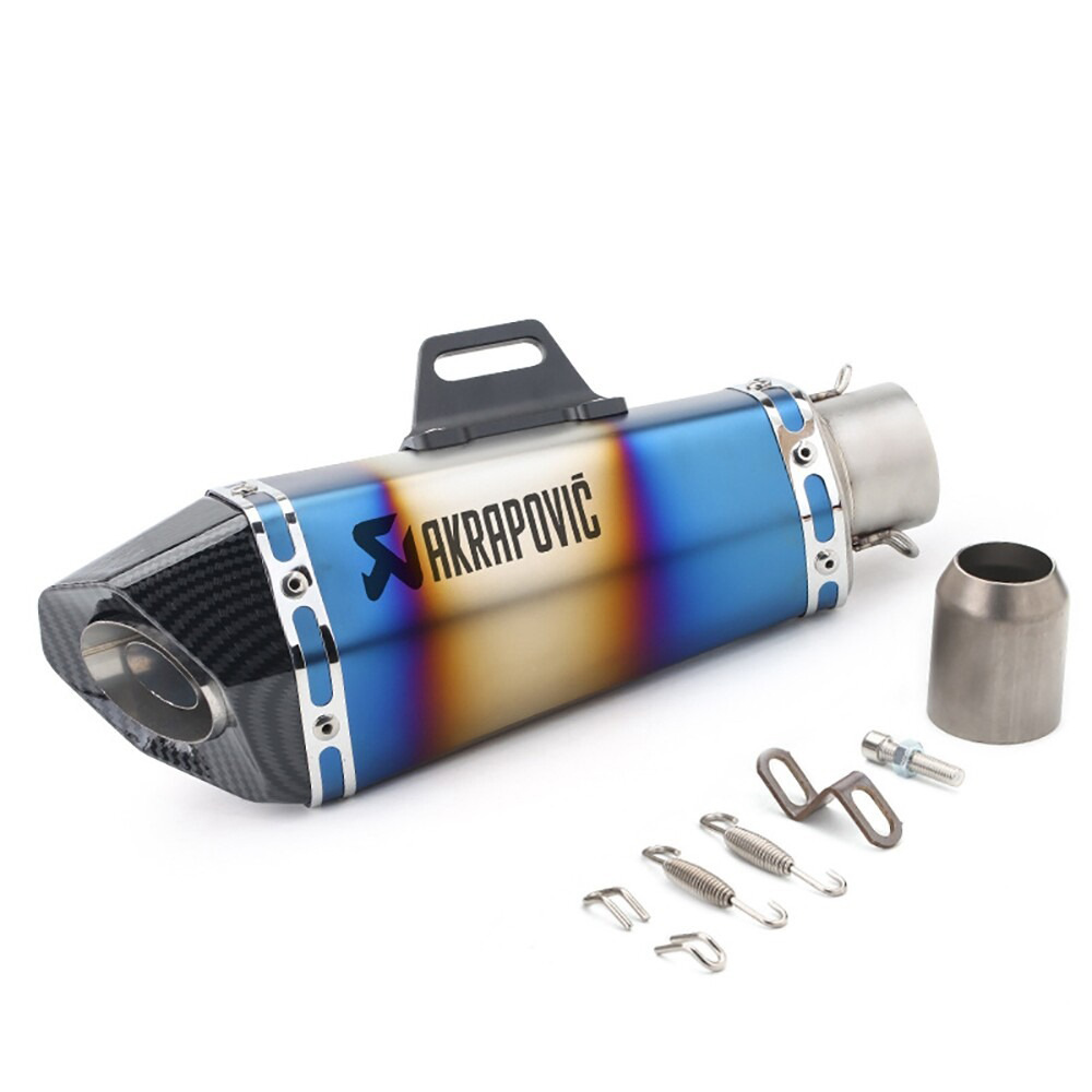 Suitable for Honda Little Monkey Stainless Steel Exhaust Pipe Modification, Front Section Scorpion Silencer, Small Inclined Exhaust Pipe, Stainless Steel
