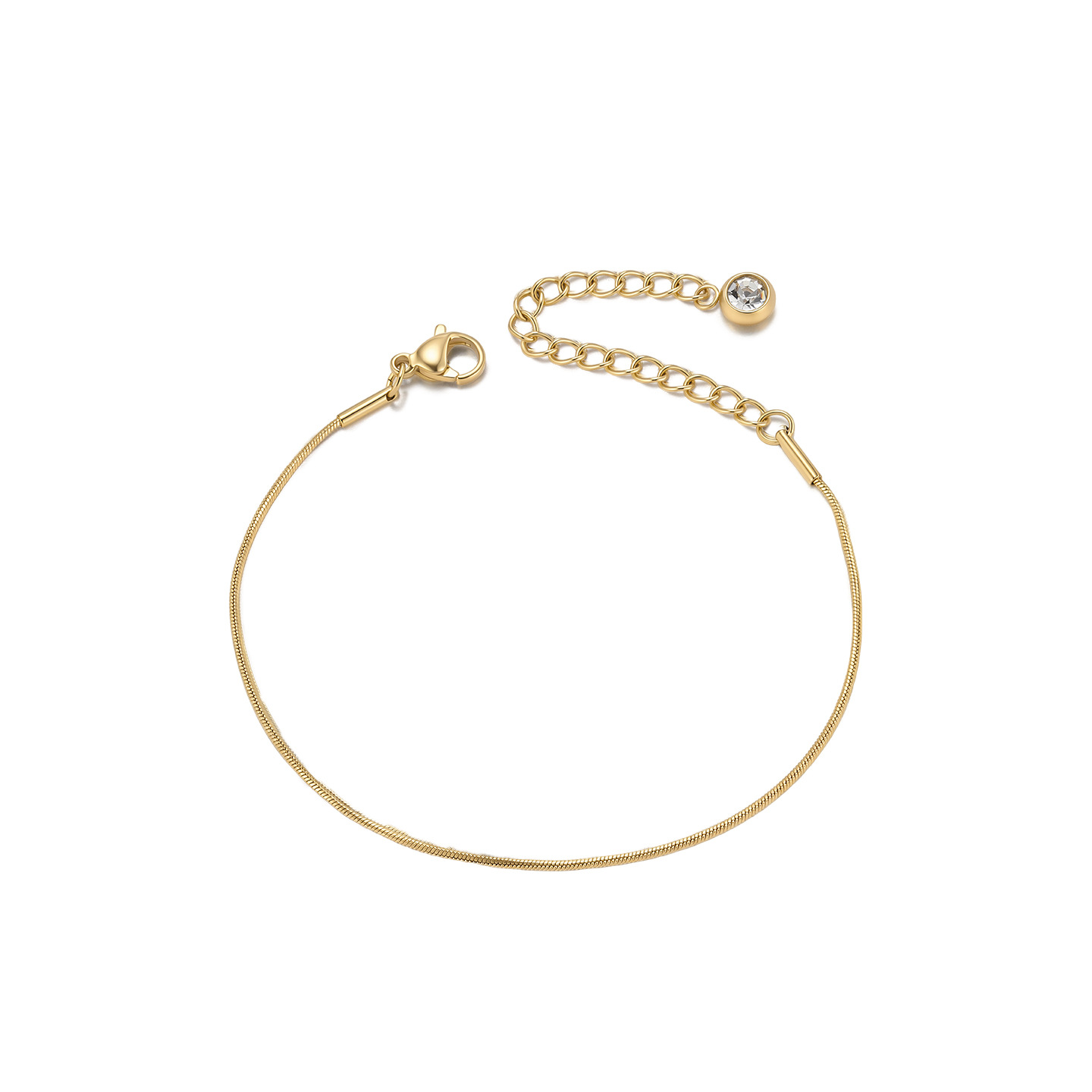 Xuping pulsera de acero inoxidable simple de moda cadena europea y americana personalidad transfronteriza hip-hop fría pareja joyas al por mayor