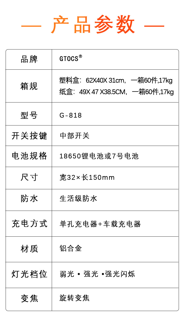 Directly supplied by the manufacturer, high-brightness flashlight with zoom, rechargeable, ultra-bright, long-range, household aluminum alloy LED flashlight