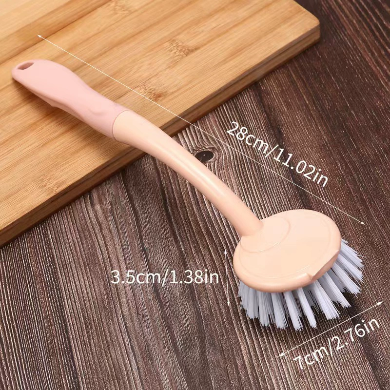 Неприлипающая щетка для чистки посуды и кастрюль без использования масла, многофункциональная кухонная щетка с длинной ручкой, подвесная бытовая щетка, безмасляная.