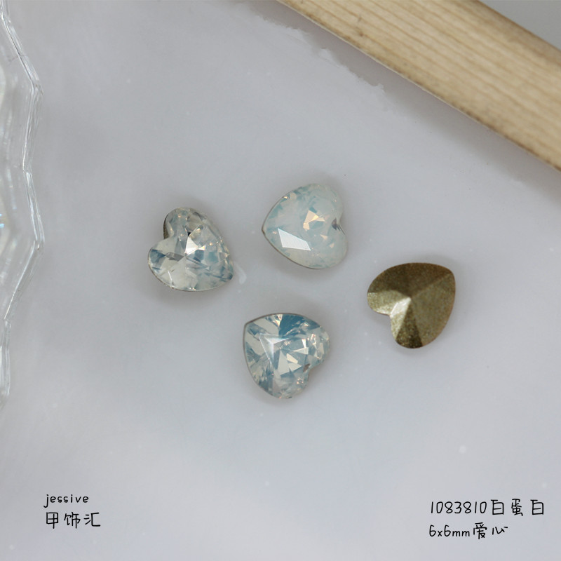 1083810 알부민 골드 바닥 6x6mm 사랑 (하이 퀄리티)