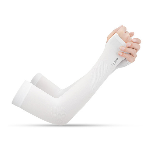 Ice silk sunscreen sleeves for men and women, summer cycling sleeves, outdoor travel sports arm sunshade, comfortable and breathable HB04