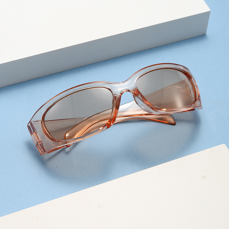 Cross-border cycling trend sunglasses, retro cat-eye, high-end women's small-frame driving sun protection sunglasses manufacturer