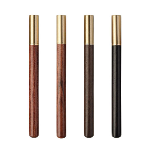 Brass Sandalwood Metal Signature Pen Wholesale Retro Business Gift Advertising Gel Pen Red Wood Pen Custom Logo
