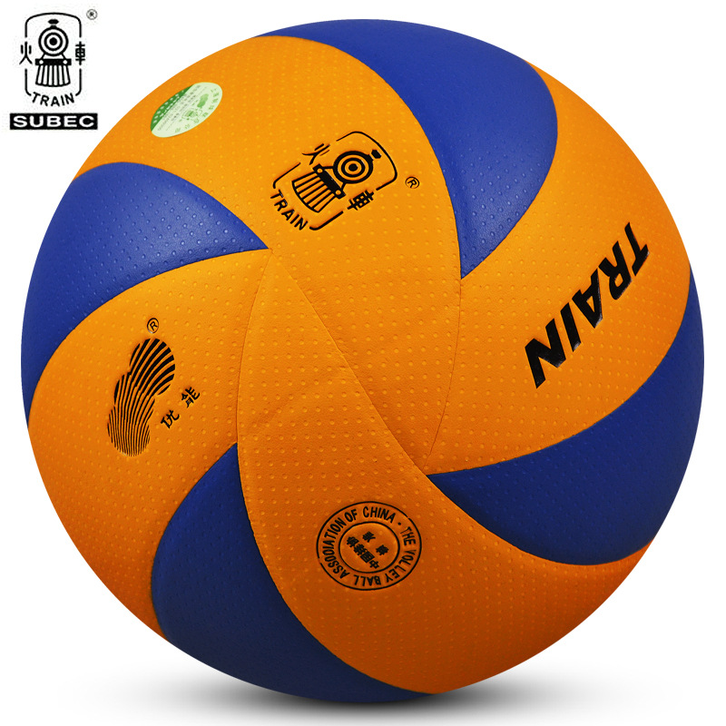 ลูกวอลเลย์บอลรุ่น TV5002 ขนาดมาตรฐานเบอร์ 5 วัสดุ PU สำหรับการแข่งขัน การฝึกซ้อม และการสอนในร่ม