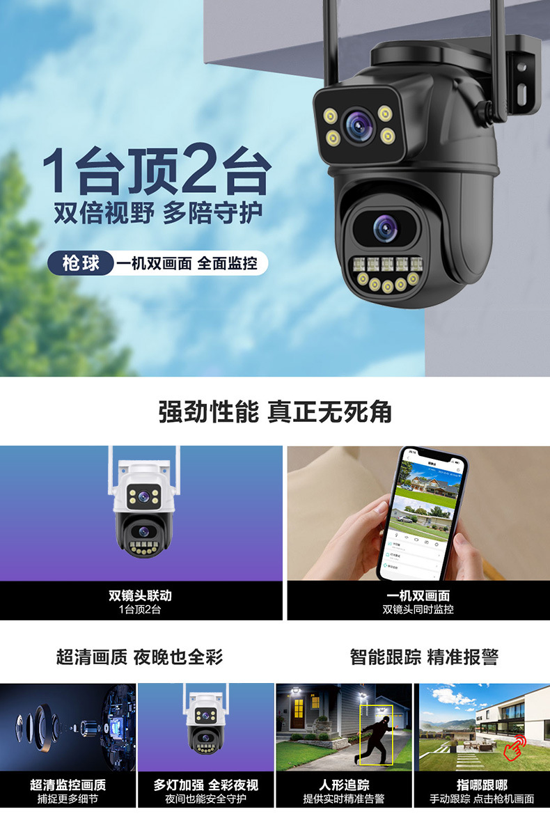 双镜头双画面摄像头