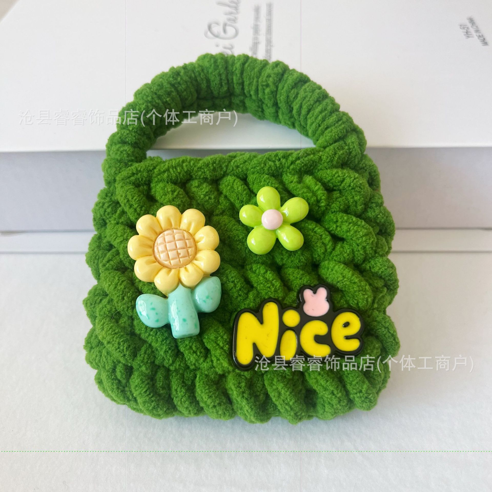 녹색 가방 영어 헤드폰 가방