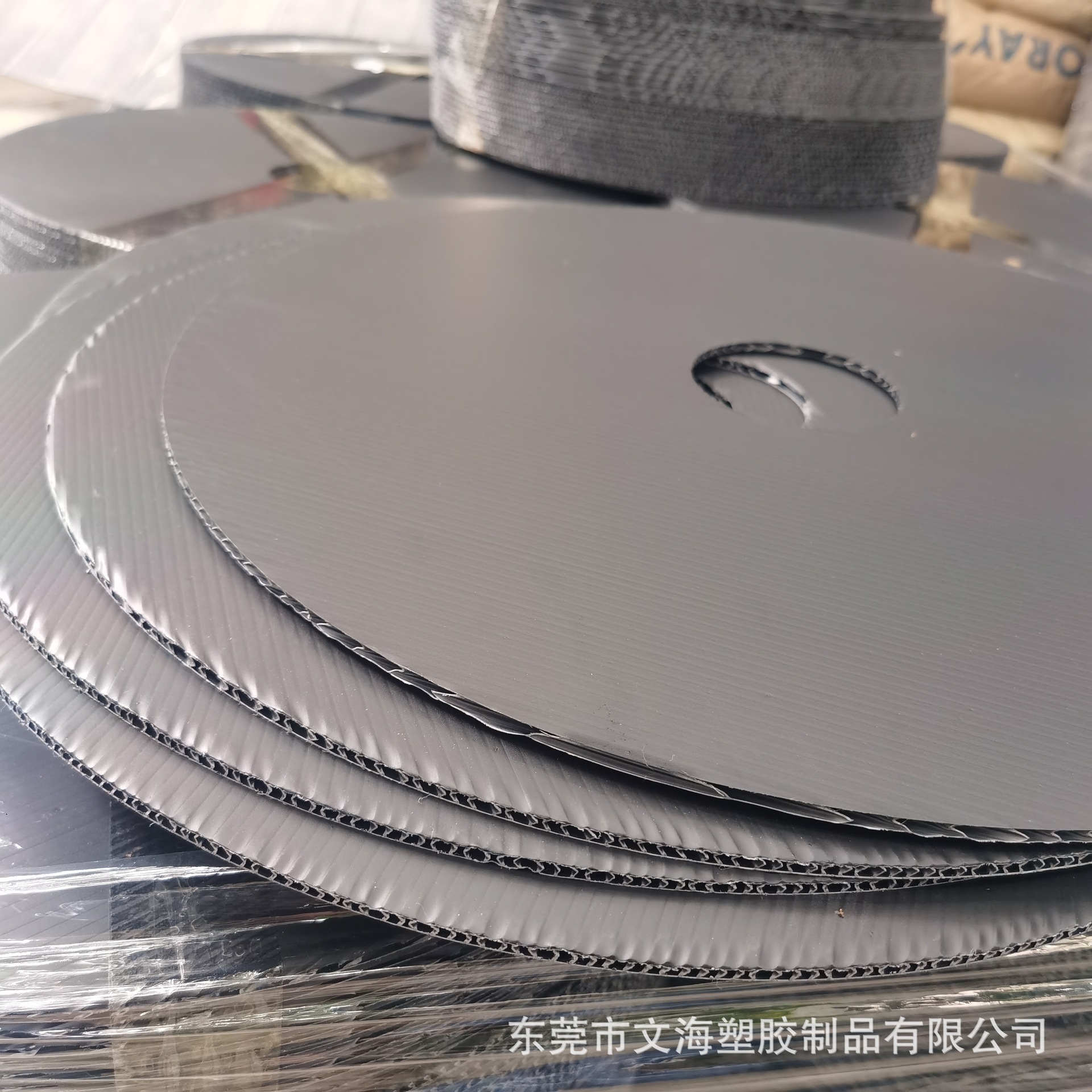 供应PP中空板 圆形瓦楞板隔板 加硬板加工定制塑料蜂巢板