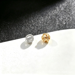 ��ɫ18K����Ϲ���΢��ʯ�U����������diy�Ʒ�������Ʒ���