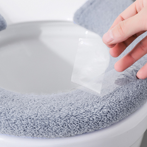 Thickened household toilet cover extra thick toilet pad enlarged universal toilet pad button toilet pad toilet ring