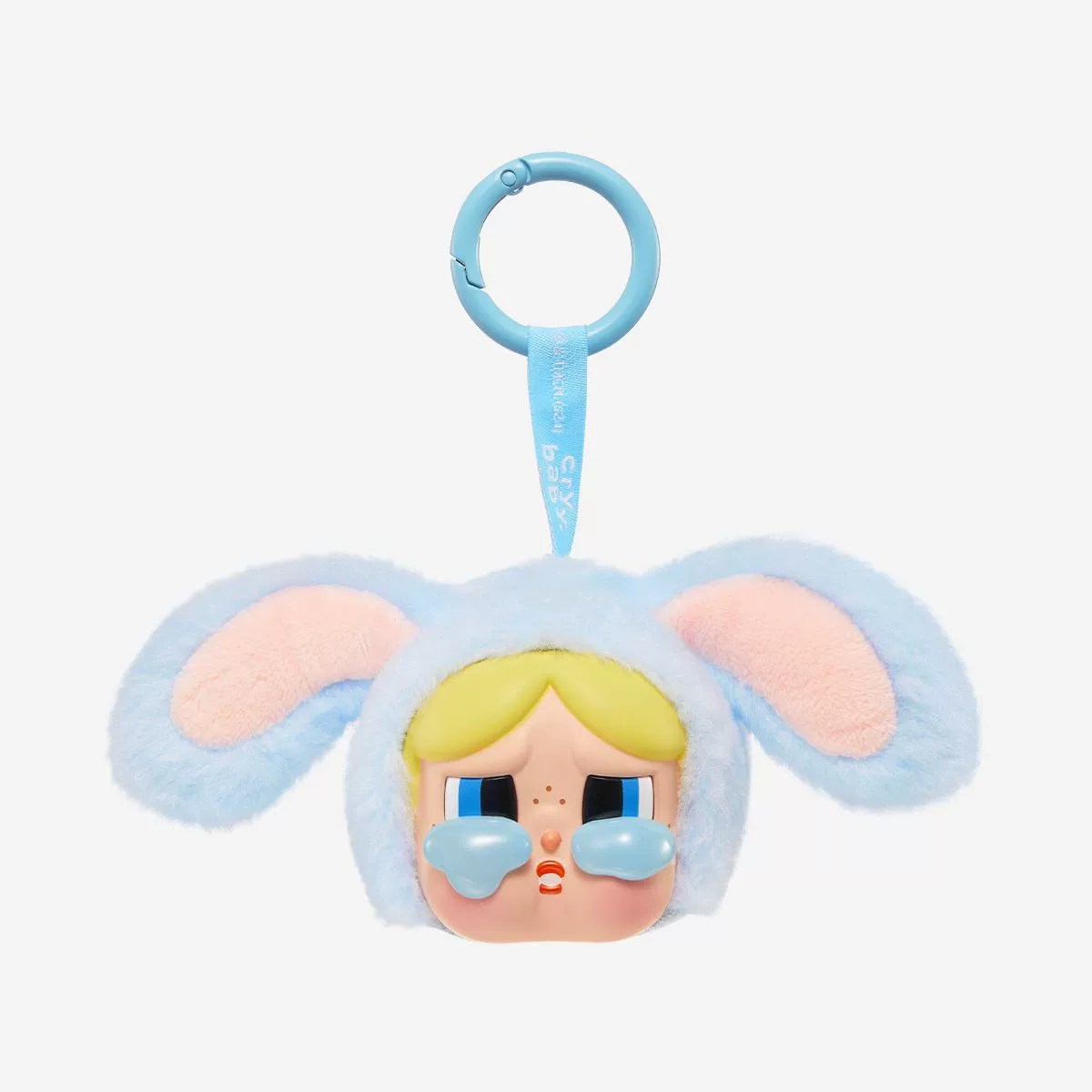 Подлинная Bubble Mart Crybaby × Flying Flying Female Police Series Crying Big Gloves Face Face Blind Blood Box Network