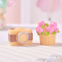 创意微缩幸福小屋树脂配件 桌面装饰电脑手机儿童玩具DIY小配件