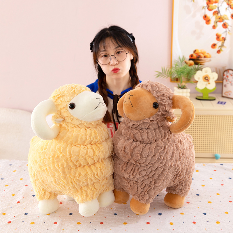 Cross-Border Little Sheep Doll, Zodiac Sheep, Xizang Woolen Toy, Rag Doll, Valentine's Day Company Gift Cross-Border Little Sheep Doll, Zodiac Sheep, Xizang Woolen Toy, Rag Doll, Valentine's Day Company Gift