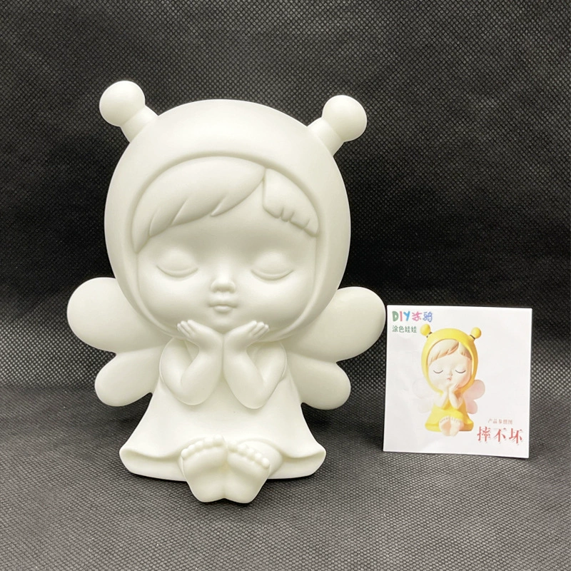 DIY Paintable Doll (Plastic) — Unpainted White Embryo, Multiple Characters, 16–26 cm