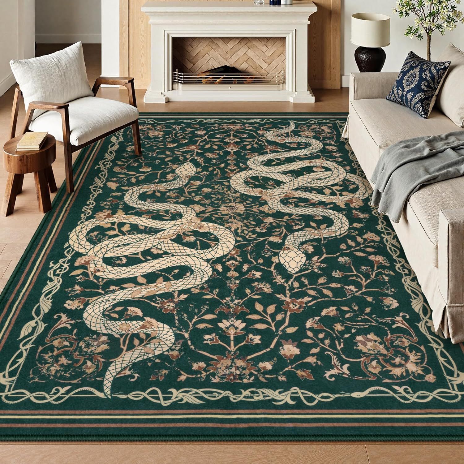 Vintage Boho Kristall Samt Teppich Für Wohnzimmer Und Schlafzimmer_voghion.com