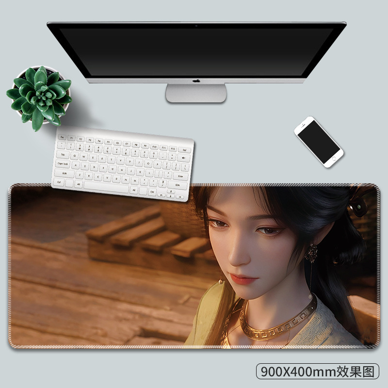 凡人修仙传鼠标垫超大电竞游戏电脑键盘垫可水洗耐脏一件代发桌垫|undefined