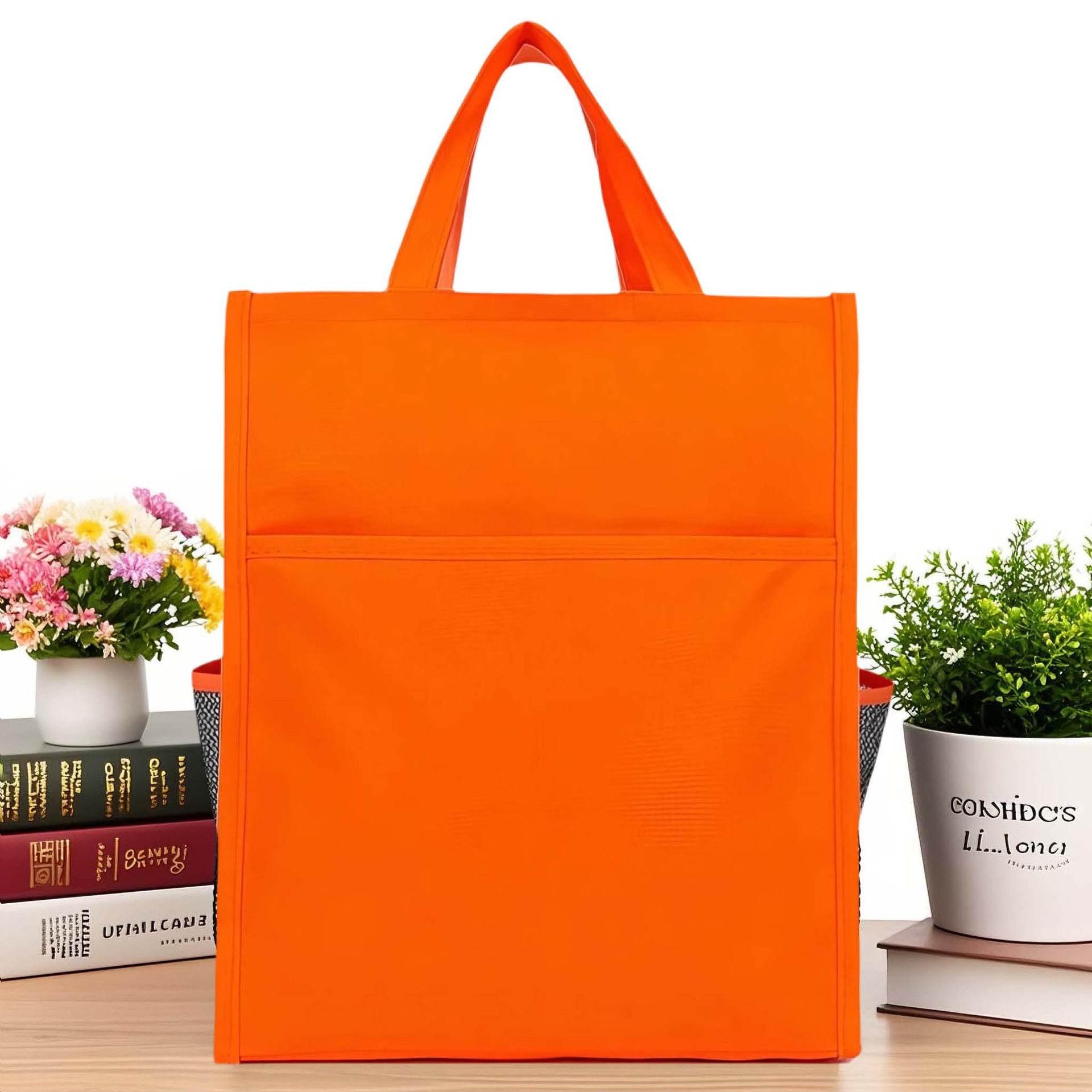 Bolsa de archivos portátil con cremallera bolsa de información A4 bolsa de libro de aprendizaje clase de entrenamiento tutorial bolsa maletín impresión logo