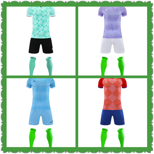Suministro directo de fábrica transfronterizo 2526 nuevo traje deportivo de fútbol de ocio Karl Hema, uniforme de equipo de secado rápido y ancho, camiseta