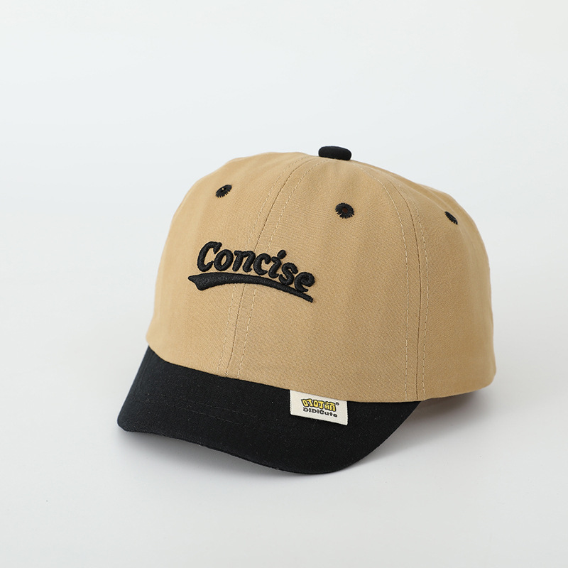 Sombreros para bebés primavera y otoño letras sombreros de lengua de pato coreanos sombreros de béisbol para niños y niñas sombreros solares