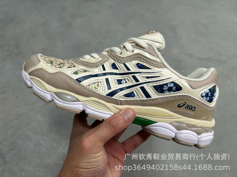 新しいクロスボーダーアーサー男性と女性の GEL-NYC 滑り止め耐摩耗性スプライシングメッシュ通気性スポーツランニングシューズ|undefined