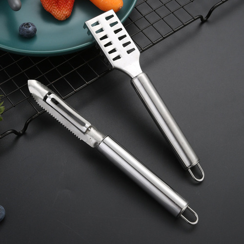 Stainless steel peeler kitchen gadget set multi-functional household tools fruit and vegetable peeling knife fish scale planer