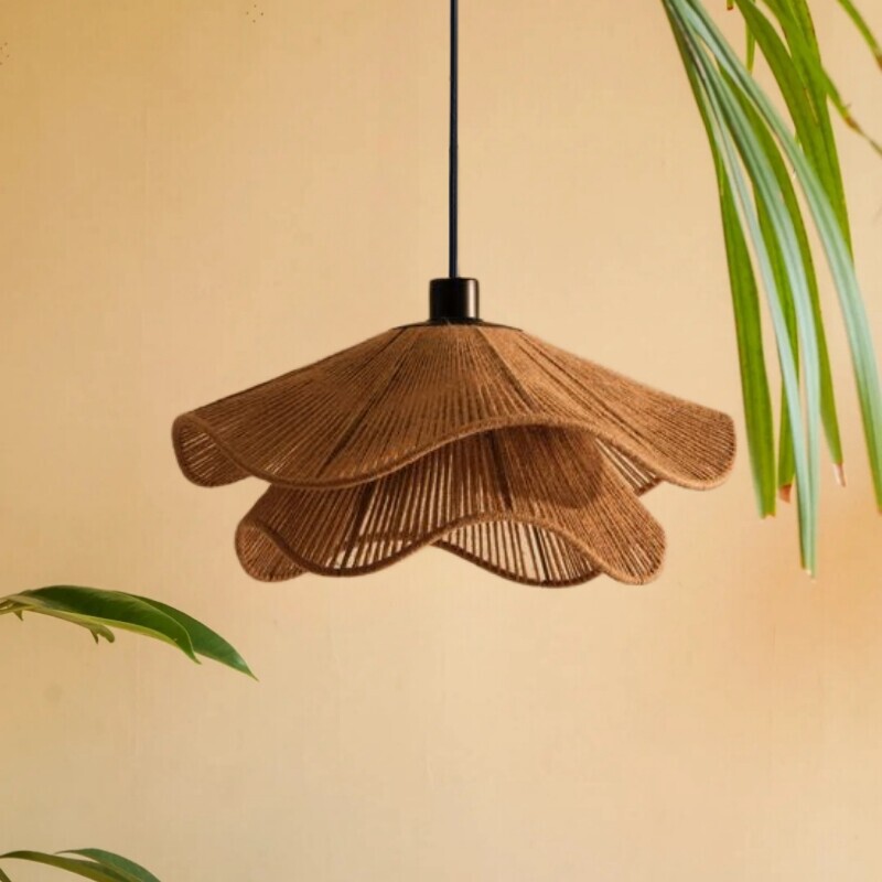 Japanese-style hemp rope restaurant pendant light, wabi-sabi style creative bedroom, homestay, study room woven lighting fixture, Zen tea room rope-woven lamp Japanese-style hemp rope restaurant pendant light, wabi-sabi style creative bedroom, homestay, study room woven lighting fixture, Zen tea room rope-woven lamp