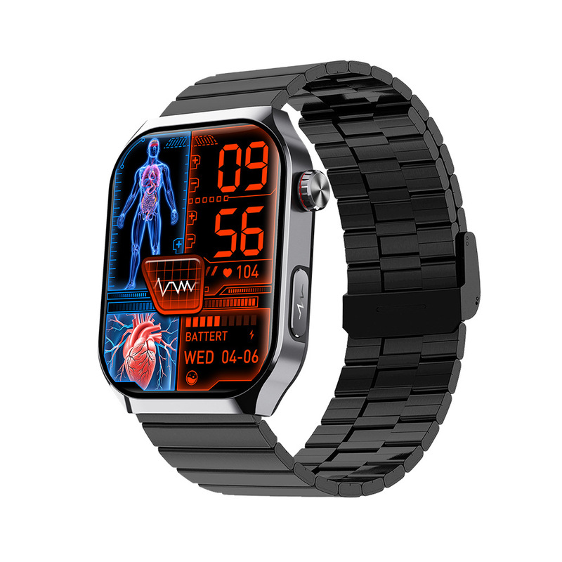 F700PRO ECG スマートウォッチ心拍数血圧血中酸素モニタリング Bluetooth 通話 SOS ヘルプ健康時計|undefined