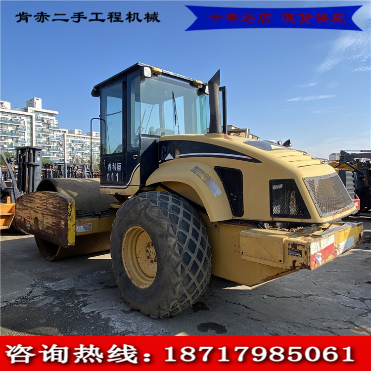 供应二手卡特583压路机,原装CAT20吨双驱双振压路机